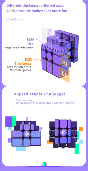 CuberShop GAN Mirror M Cube packaging; gift-ready presentation for cubing enthusiasts.