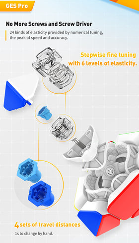 CuberShop GAN Skewb with 8 magnets stabilizes mid-turn orientation.