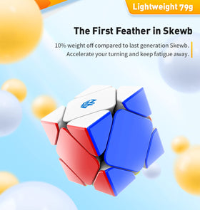 CuberShop GAN Skewb all-symmetry lock-up tiles promote stable solves.