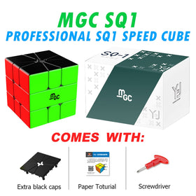 CuberShop MGC SQ1 replaceable black pieces included for customization.