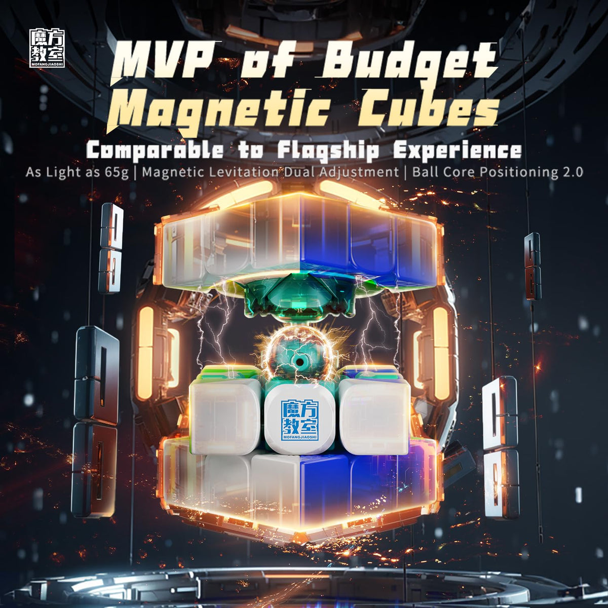 CuberShop Moyu RS3M V5 stickerless design with durable, vibrant colors