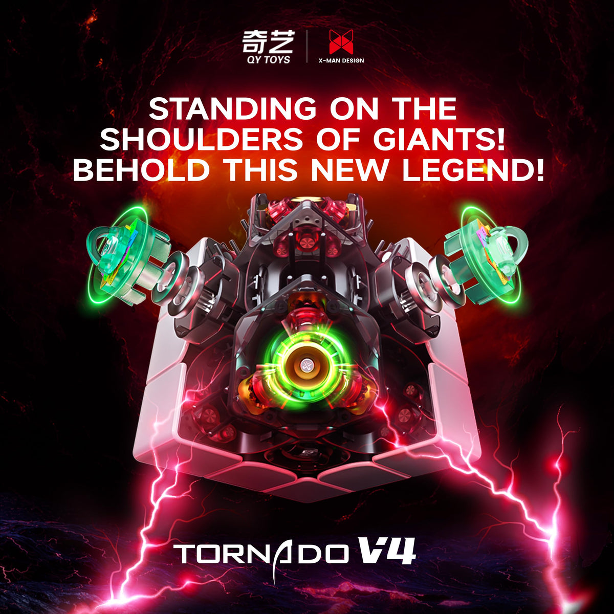 CuberShop QY X Man Tornado V4 M flagship edge performance during high-speed solves.