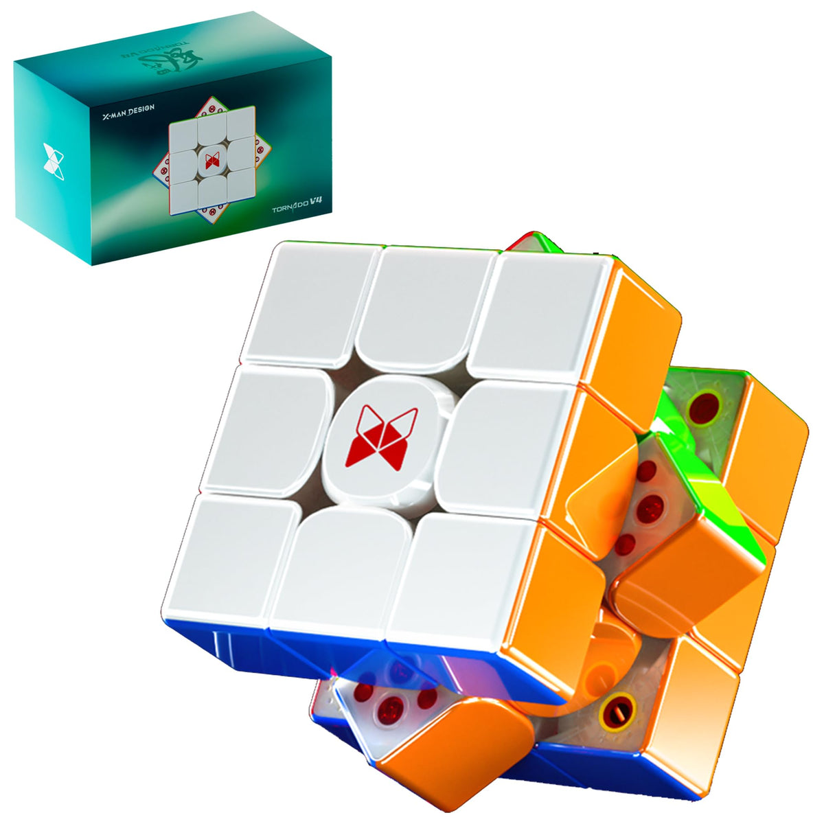 CuberShop Tornado V4 M Pioneer UV coating protects the cube during fast solves