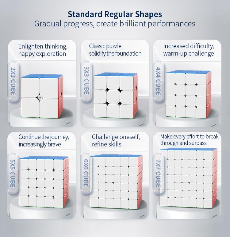 Cuberspeed Moyu MFJS WCA 4x4 stickerless cube for silent practice