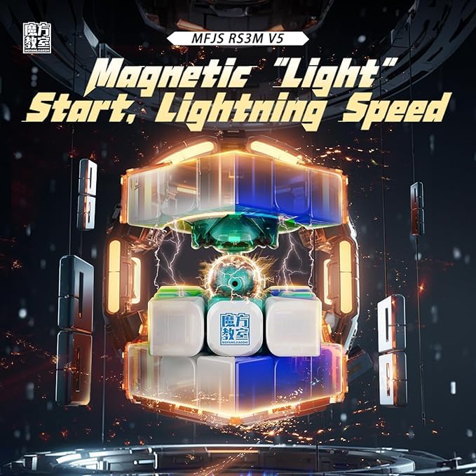 MoYu RS3M V5 maglev core image showing smoother turning and stability