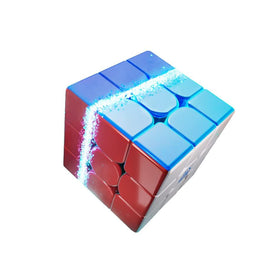 Cuberspeed MoYu WeiLong WRM V9 UV coated side view highlighting compact form and ergonomic grip.