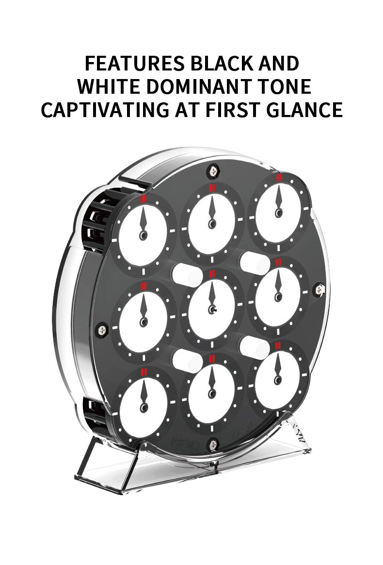 cuberspeed QiYi magnetic clock rounded wheels improve finger comfort during use