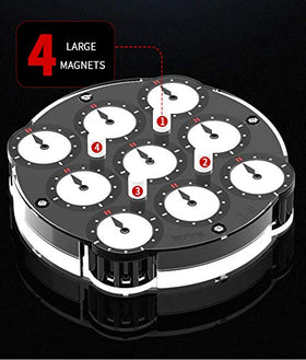 cuberspeed QiYi magnetic clock four screws enable easy tension adjustment