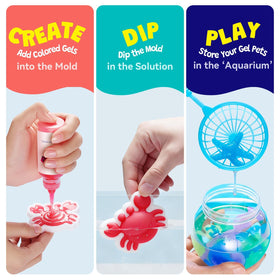 Cubetoou glow-in-the-dark gel bottle with bright glow feature for night play
