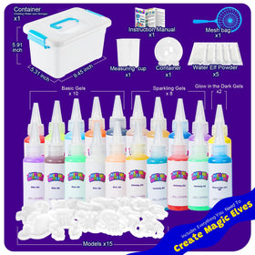 Cubetoou sparkling gel and glitter for lively water pets