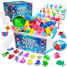 Cubetoou Upgraded Magic Water Elf Kit packaging showing complete contents for gifting
