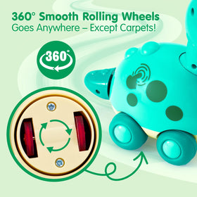 CubicFun toy plays songs and lights while roaring