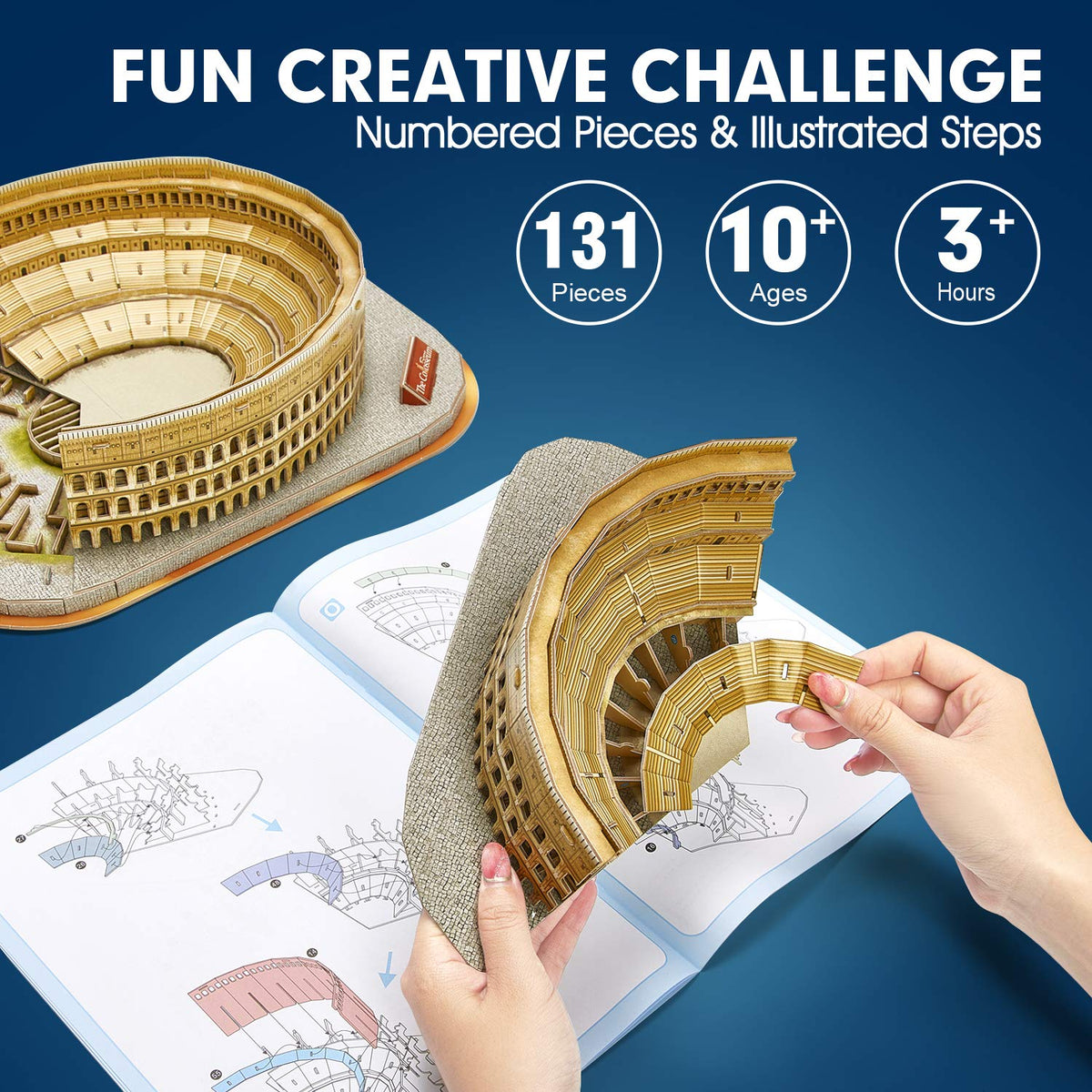 CubicFun educational puzzle pieces assembly boosts spatial thinking and coordination.