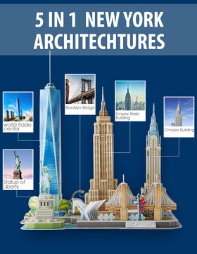 CubicFun 3D NYC Chrysler Building keeps curious minds engaged during assembly.
