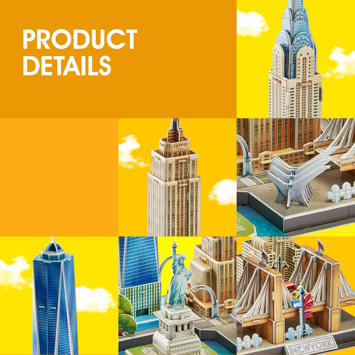 CubicFun NYC landmarks puzzle showcases the World Trade Center for cultural learning and display