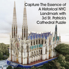 CubicFun St. Patrick's Cathedral detailed doors highlighting 3D depth