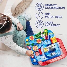 Cubifun no-battery operation allows continuous, mess-free play sessions.