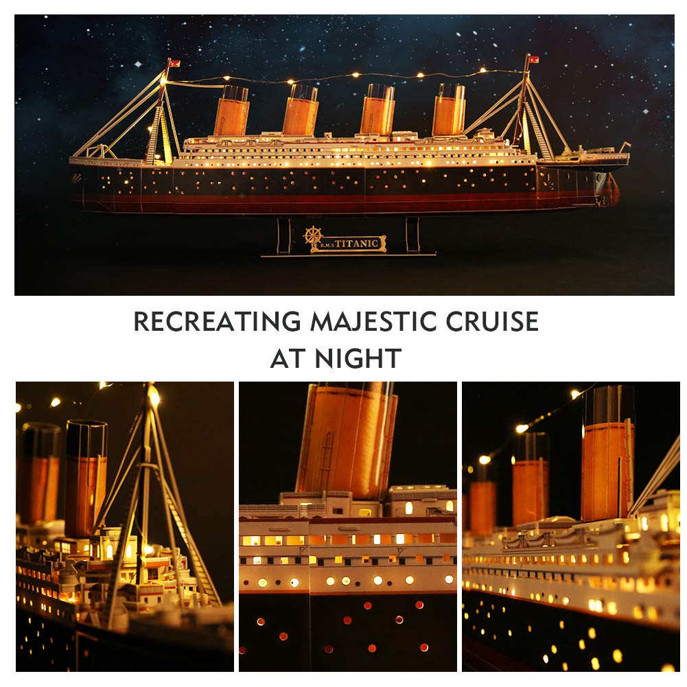 CubicFun Titanic foam board assembly for glue-free construction