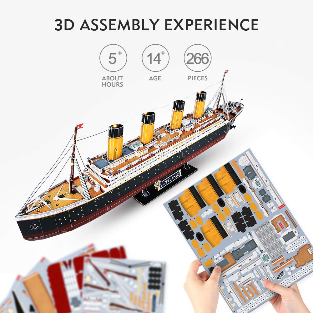 CubicFun Titanic gift idea for teens and adults