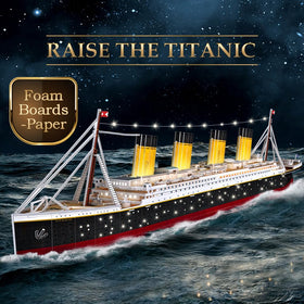 CubicFun Titanic night lighting with 85 LEDs enhances ambiance