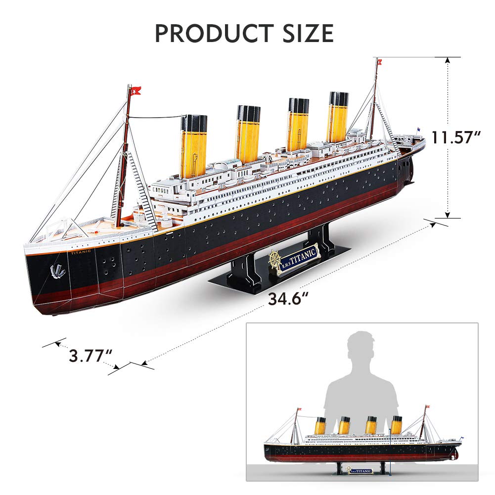 CubicFun Titanic keepsake for movie and history enthusiasts
