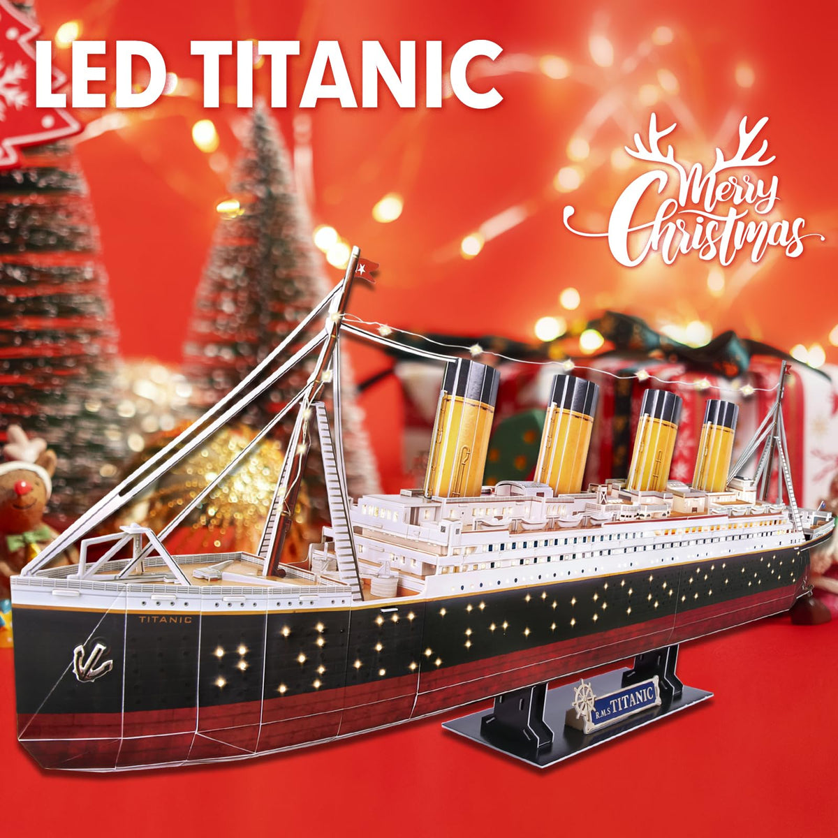 CubicFun Titanic packaging box size suitable for gifting