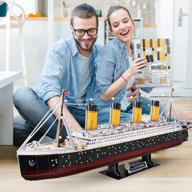 CubicFun Titanic puzzle with 266 pieces for engaging assembly