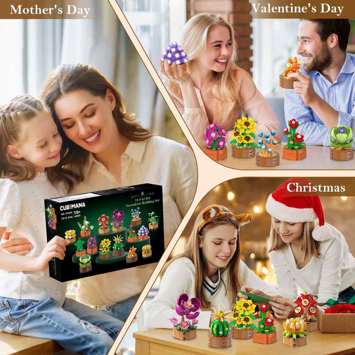 CUBIMANA gift-ready packaging makes this set ideal for Mother's Day or birthdays