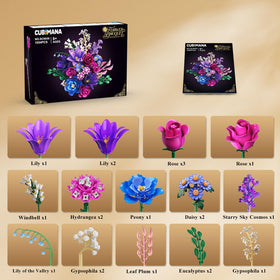 CUBIMANA 21-flower collection highlights diverse blooms for themed displays.