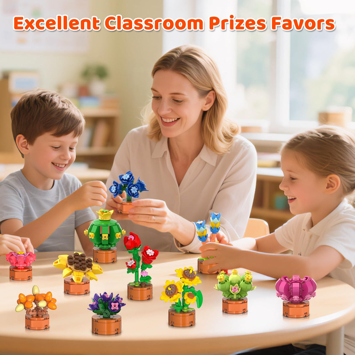 CUBIMANA botanical-themed blocks inspire collaborative play and exchanges.