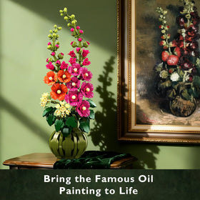 CUBIMANA Botanicals Alcea Rosea leaf texture adds natural realism