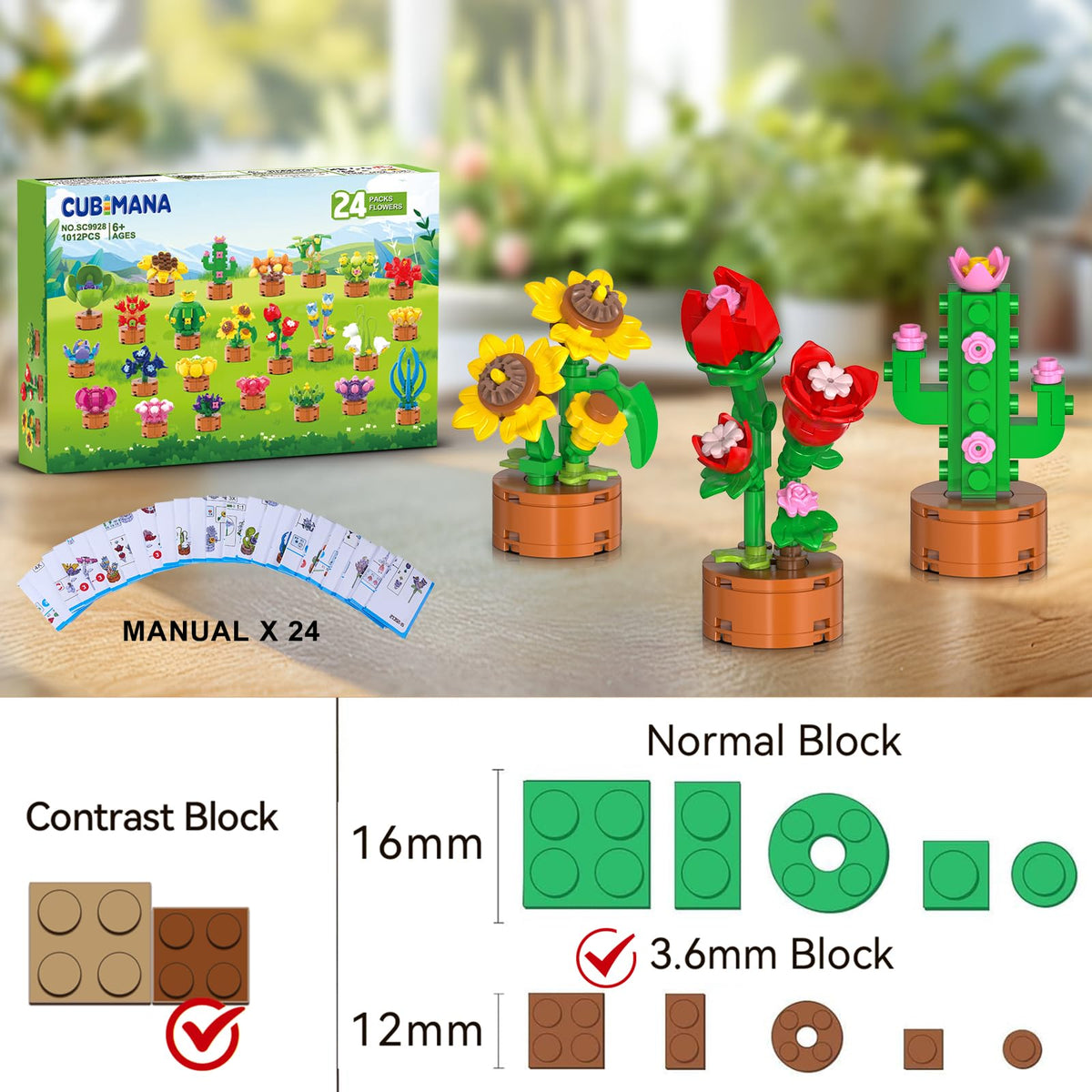 CUBIMANA classroom prizes spark engagement with botanical themed mini builds.