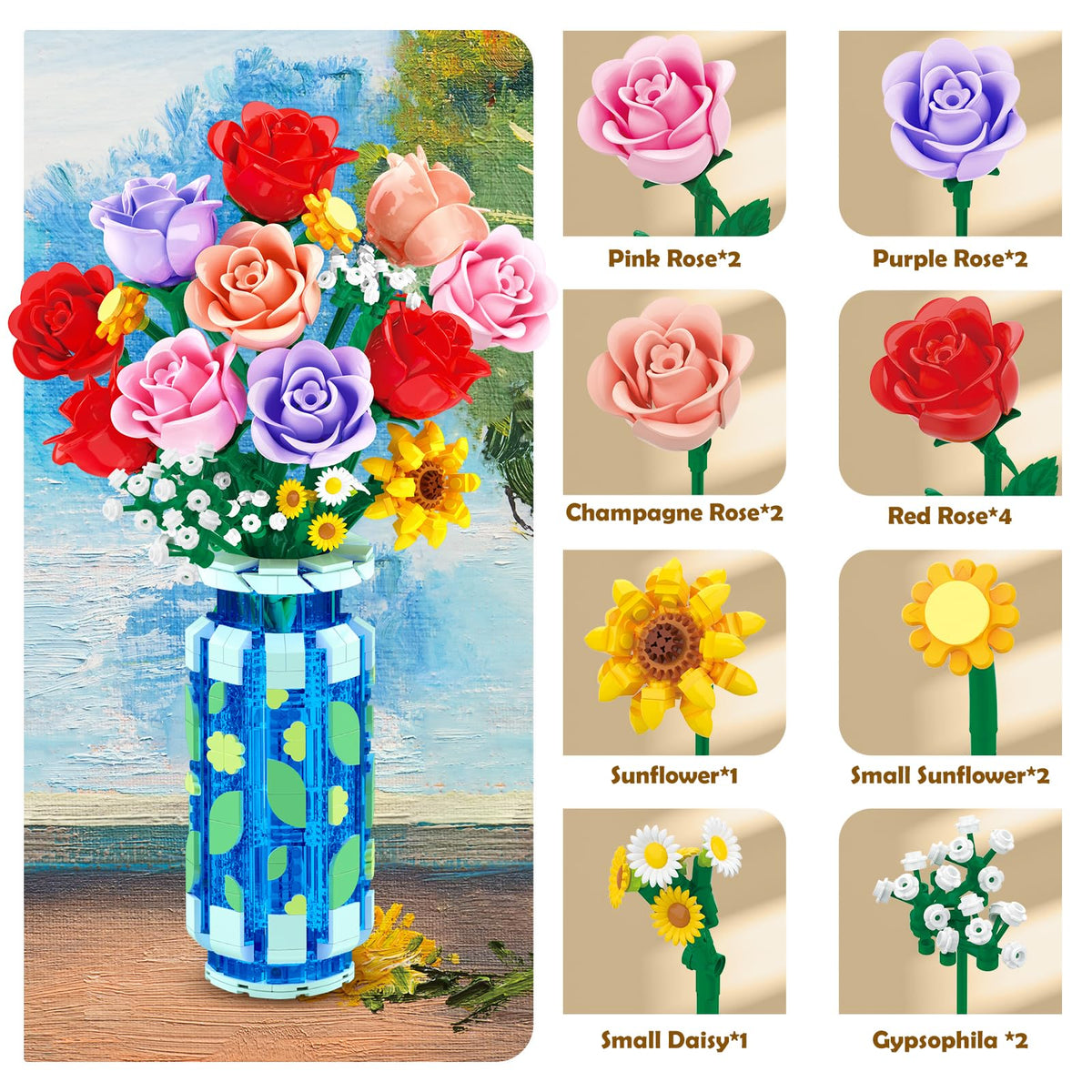 CUBIMANA colorful rose varieties for varied mood accents