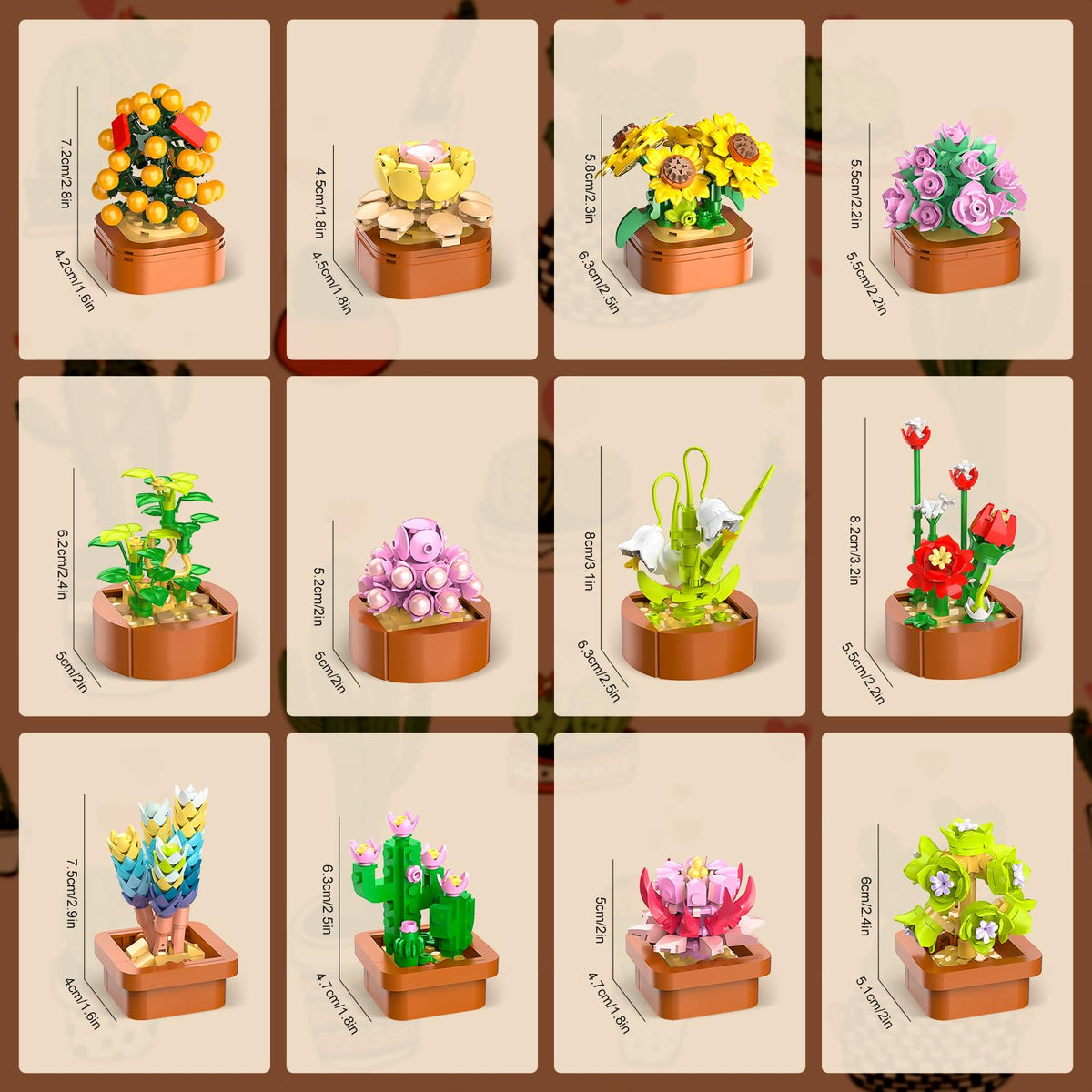 CUBIMANA desk decor idea group plants for a vibrant focal point