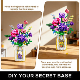 CUBIMANA bouquet on a desk for bright home office setup
