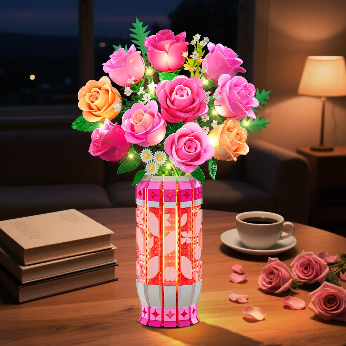 CUBIMANA DIY vase-building kit showcases sleek silhouette and secure stems.