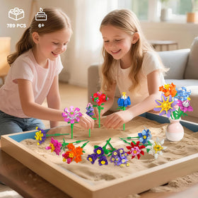 CUBIMANA educational flower sets support flower type recognition through play