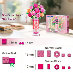 CUBIMANA flexible LED light strip wraps around stems for ambiance.