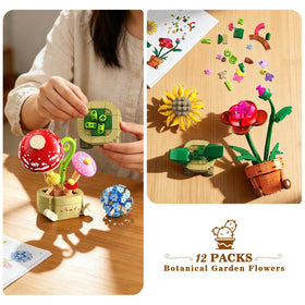 CUBIMANA gift-packaging ready flower building set ideal for gifting