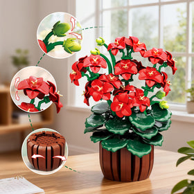 CUBIMANA geranium petal veins showcase delicate texture and botanical realism.