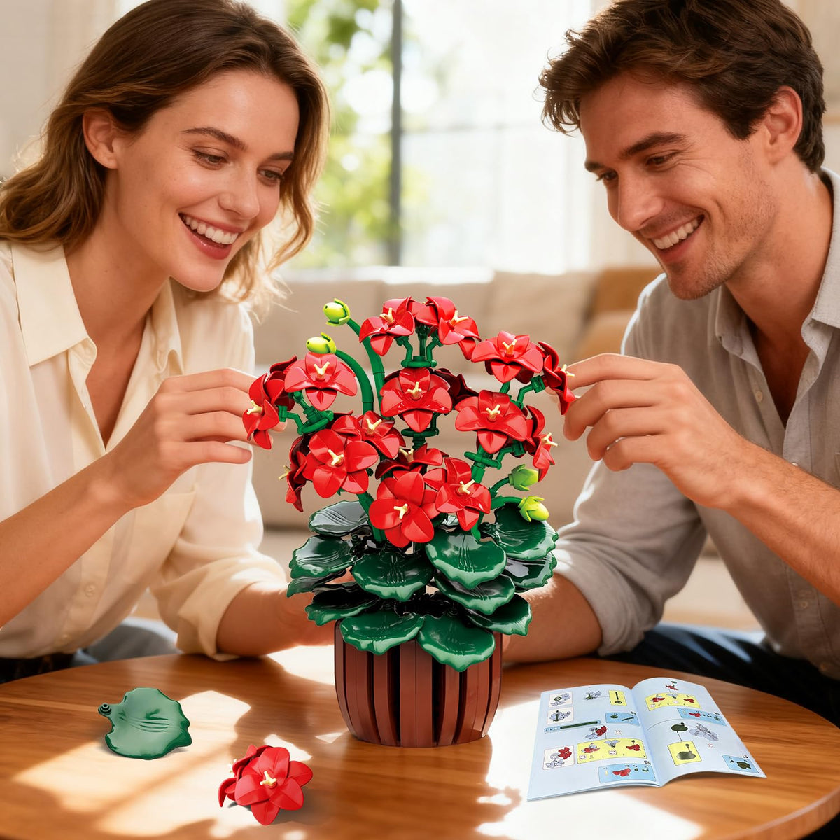 CUBIMANA pot and stem reveal a compact, self-contained display of nature-inspired art.