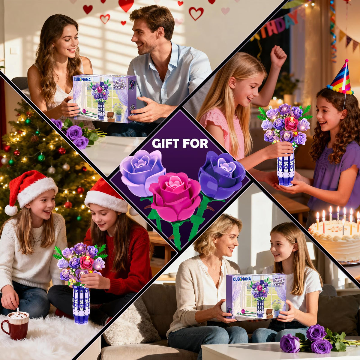 CUBIMANA gift-ready set encourages creative, shared building moments.