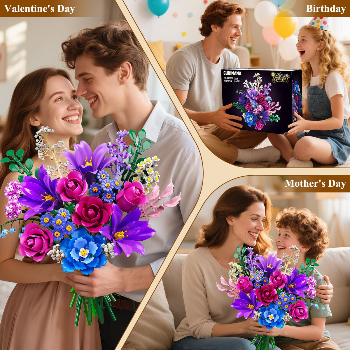 CUBIMANA gift idea for her elegant decor suitable for mom or friends.