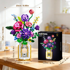 CUBIMANA hollowed vase fits tiny plants or succulents