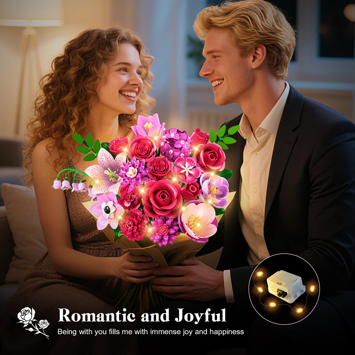 CUBIMANA 21-botanical kit showcases rose stages for creative display.