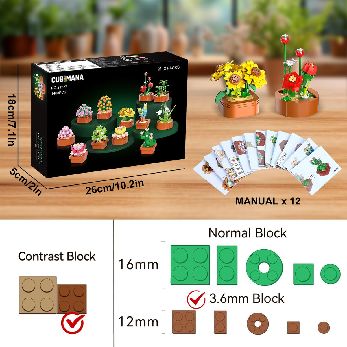 CUBIMANA safe non toxic building toy suitable for ages 10 plus