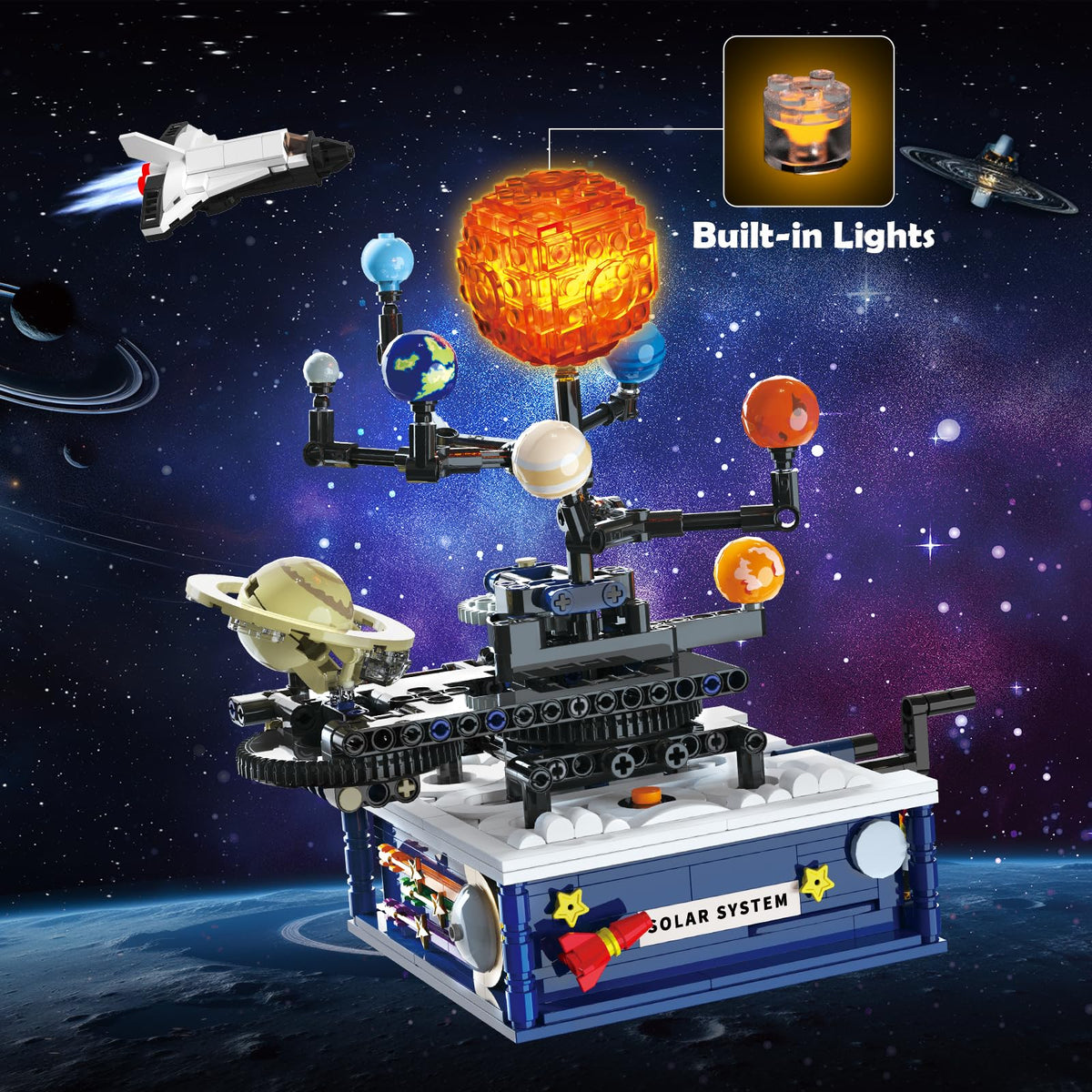 CUBIMANA solar system light glow for nighttime display