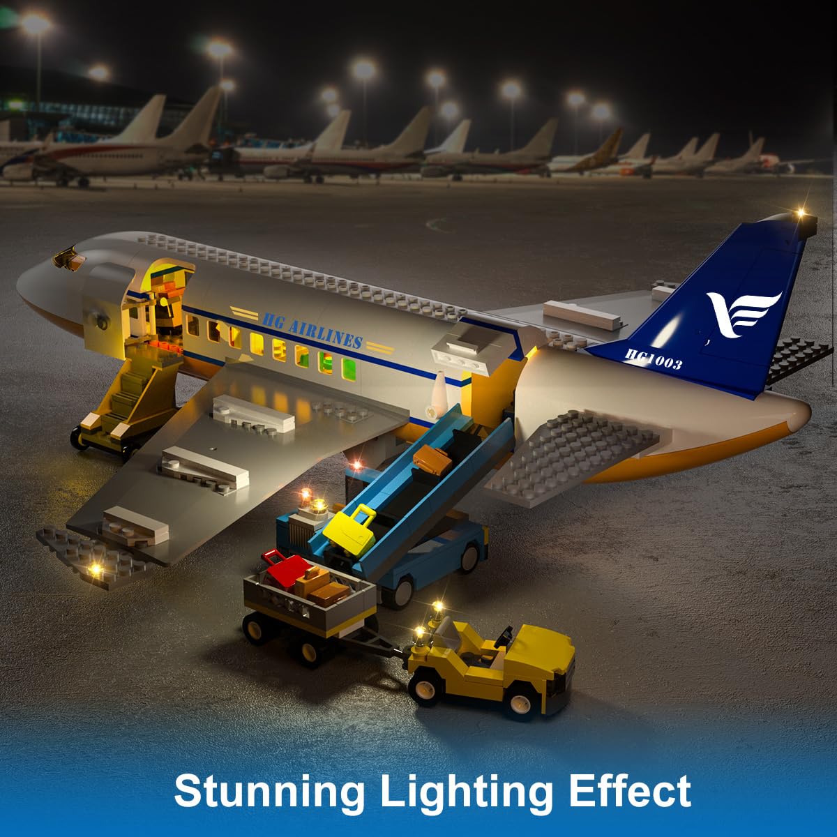 CUBIMANA airport terminal building for realistic airport play.