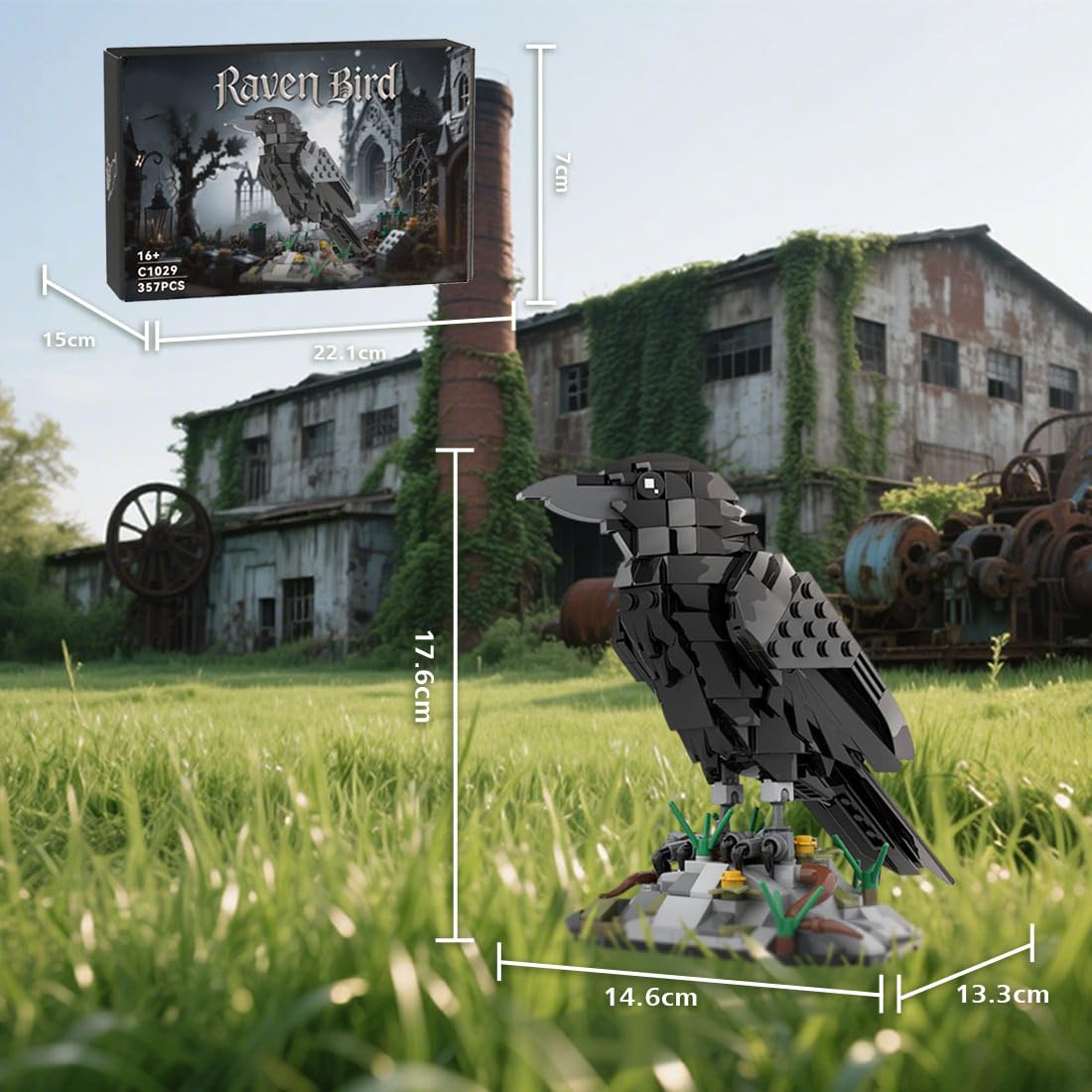 CubiMythx Raven Bird makes a thoughtful gift for bird lovers.