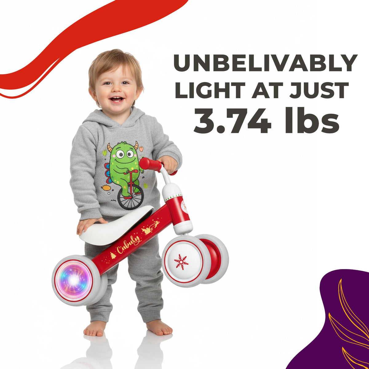 Cubuly pedal-free balance bike emphasizes early balance development